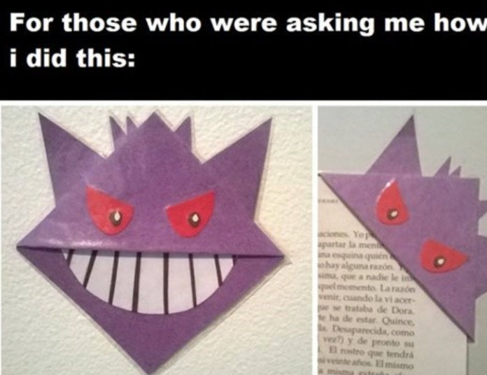 How to Make a Pokémon Bookmark in Five Easy Steps!