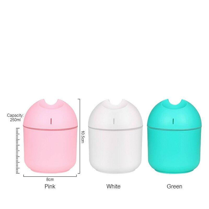 Mini USB Air Humidifier With 250 ML Tank And Low Noise