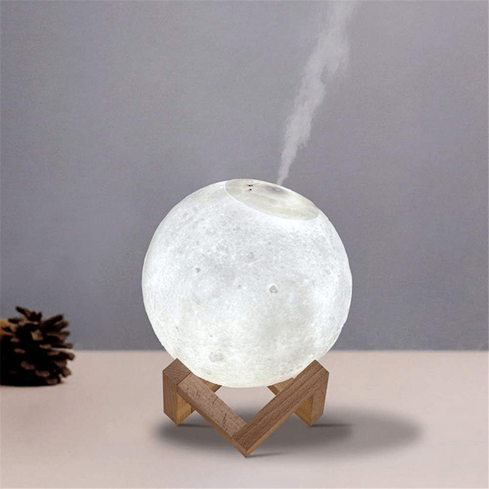 Moon Lamp Wooden Stand