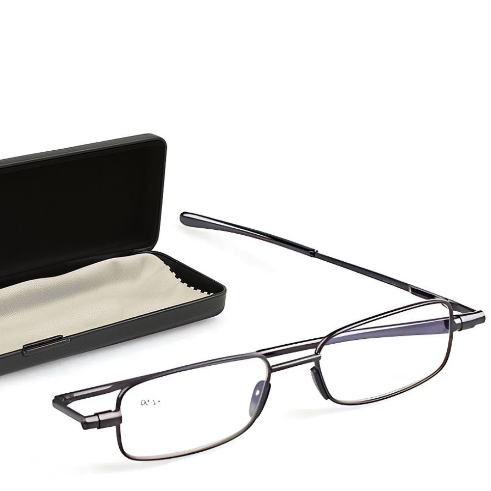 Compact Mens & Ladies Folding Reading Glasses