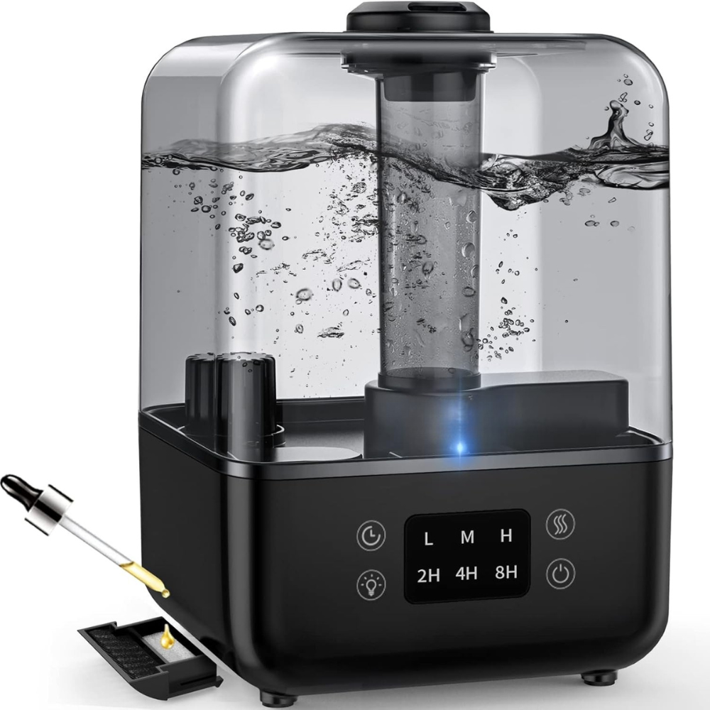Ultrasonic Humidifier For Large Rooms With Touch Display