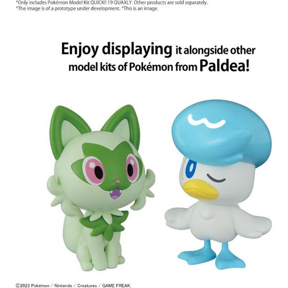 Bandai Spirits Pokemon QUICK 19 Quaxly Plastic Model Kit