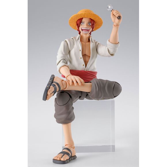 Bandai Tamashii Nations One Piece S.H.Figuarts Shanks & Childhood Monkey D. Luffy Action Figure