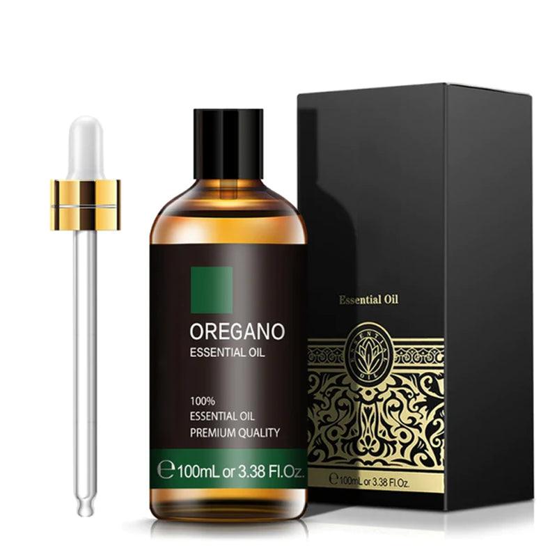Oregano Essential Oil 100ml Natural Extract With Dropper Bottle