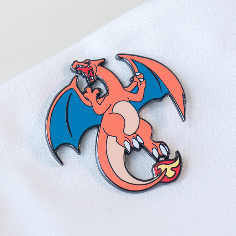 Pokem Charizard Homemade Trendy Pin 3M Car Decal