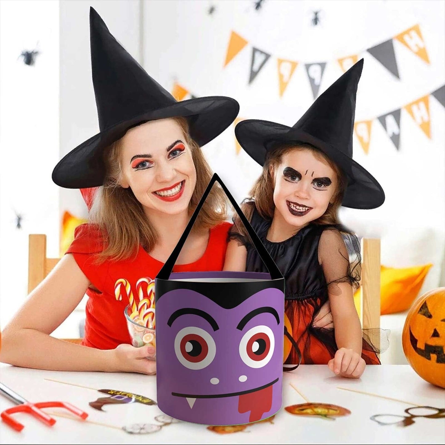Buckendy Kids’ Halloween Foldable Candy Bags