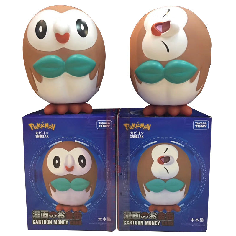 Bauz Rowlet money box Pokemon money box