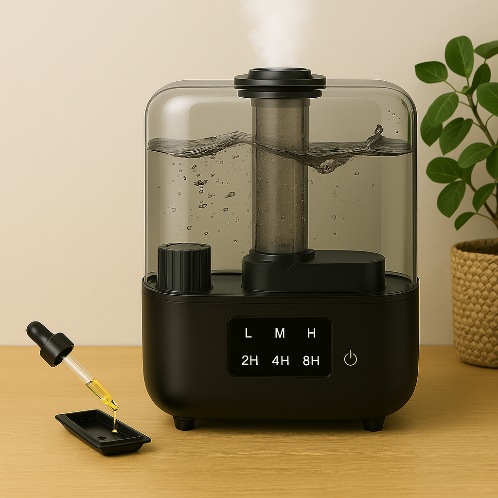 Ultrasonic 5L Top Fill Humidifiers With 360 Rotation Nozzle