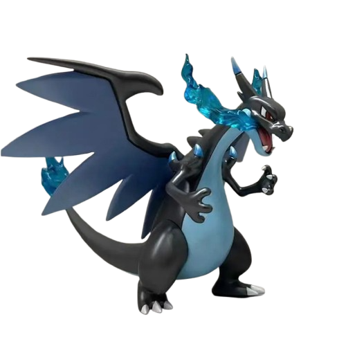 Detailed Pokemon Glurak Charizard or Quajutsu Greninja figure
