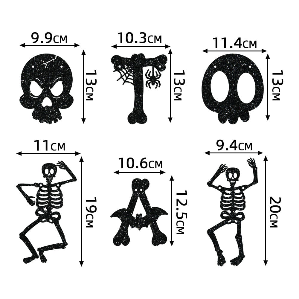 Greetreat Set of 3 Happy Halloween Trick or Treat Banners