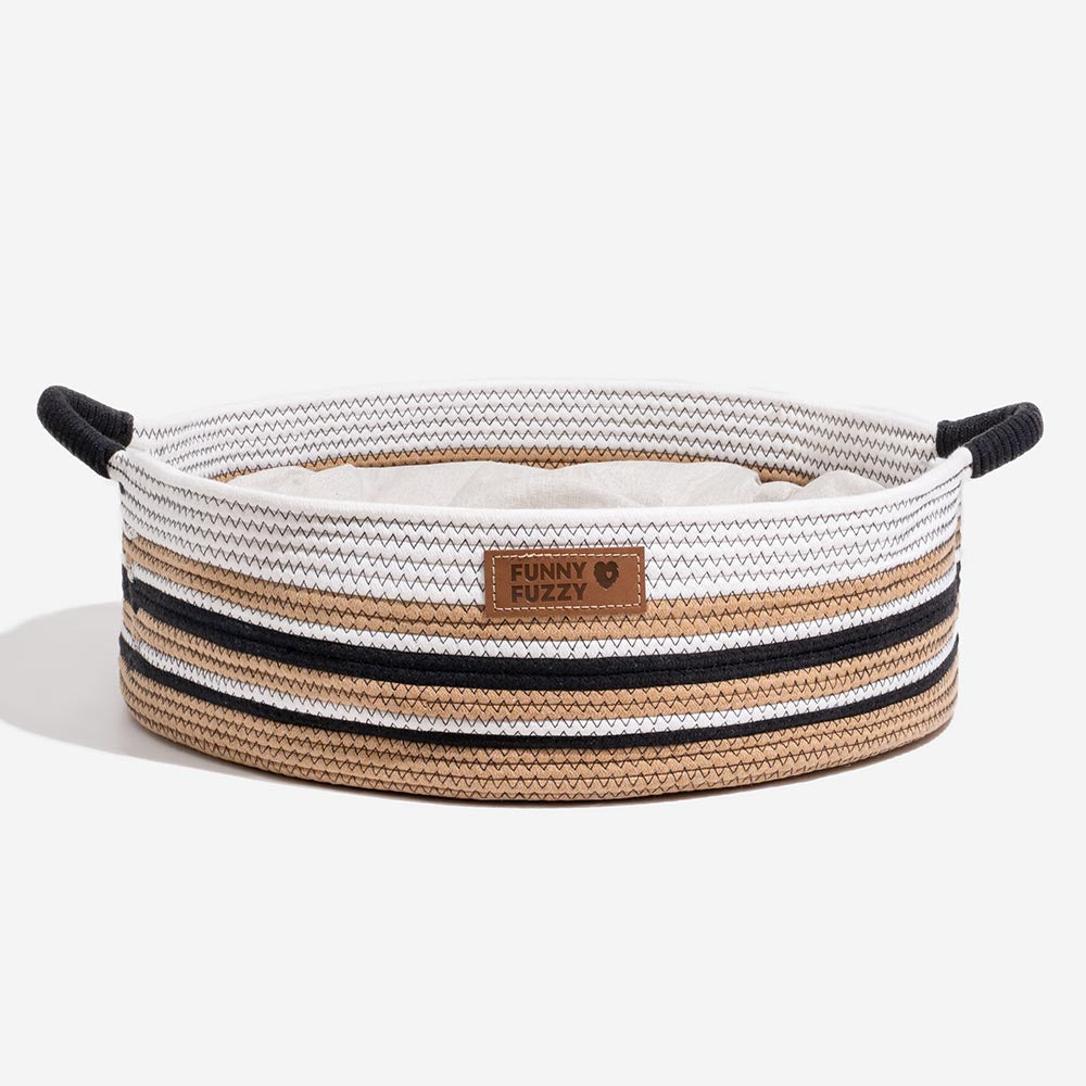 핸드메이드 경량 코튼 직조 비치백 반려동물 운반대 - 여름 휴가