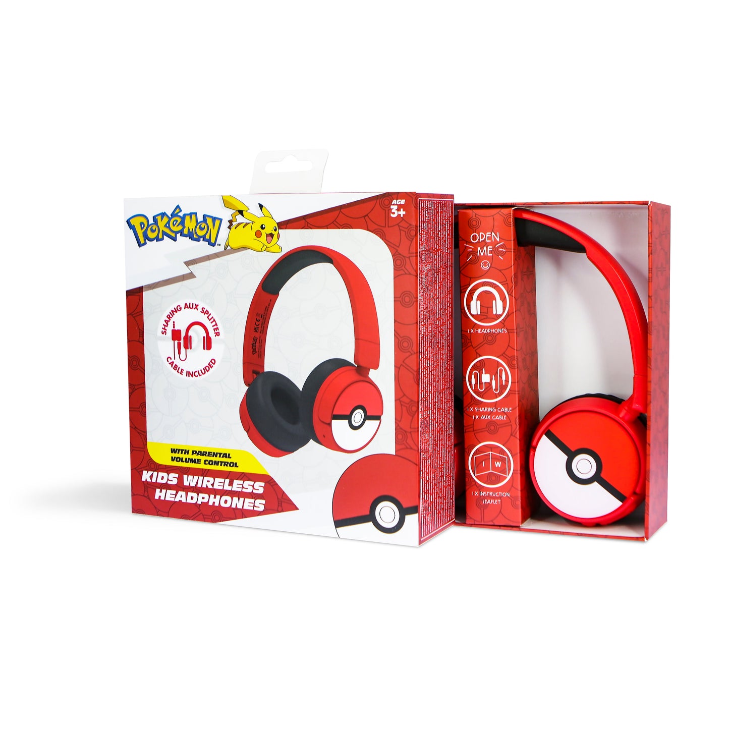 Pokémon Poke Ball Wireless Headphones