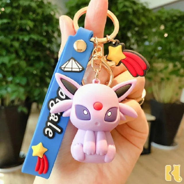 Eevee Evolutions Keychains Pendant Keyring