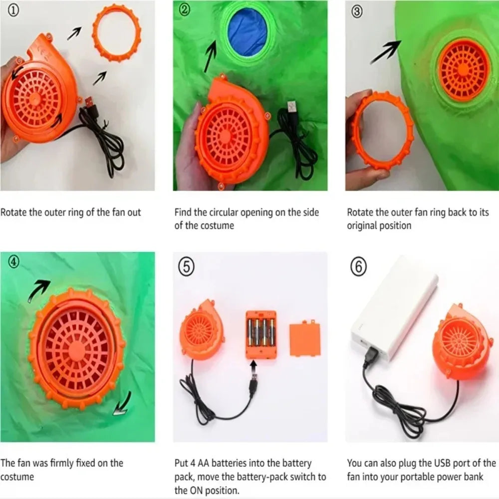 Inflatable Squirtle Schiggy Costume Cosplay