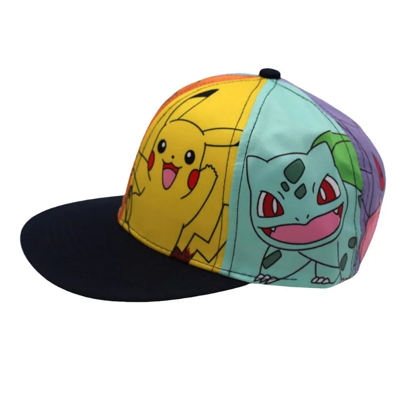 Colorful Pikachu Baseball Cap Summer Hat