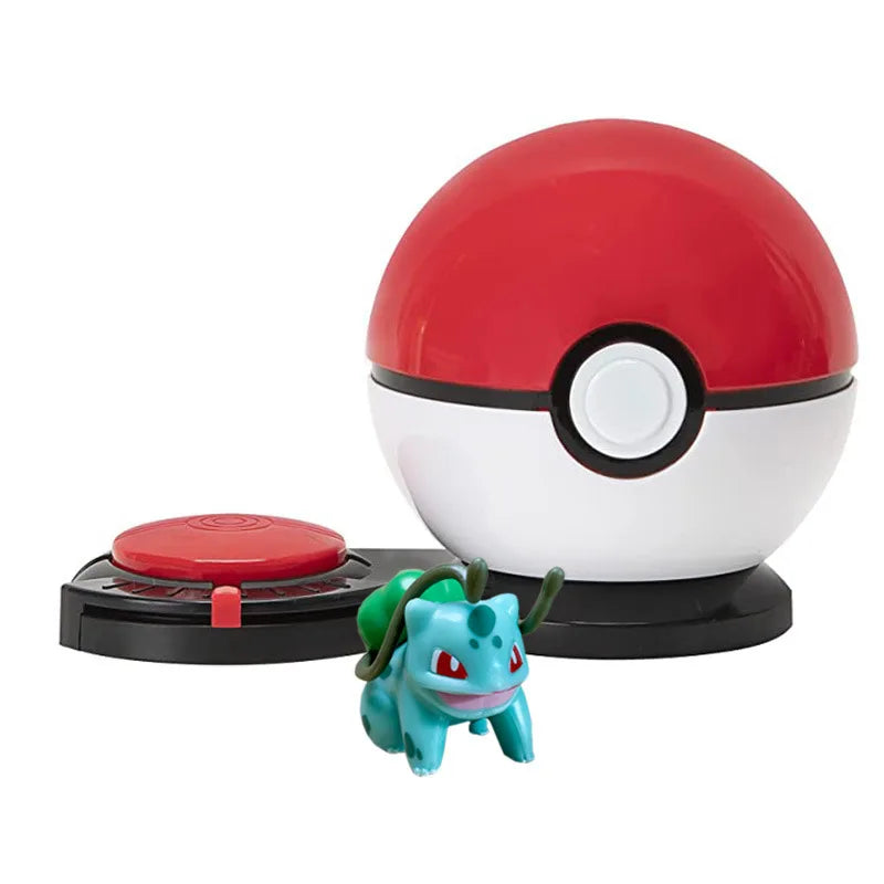 Battle Pokeball with Pokemon figures