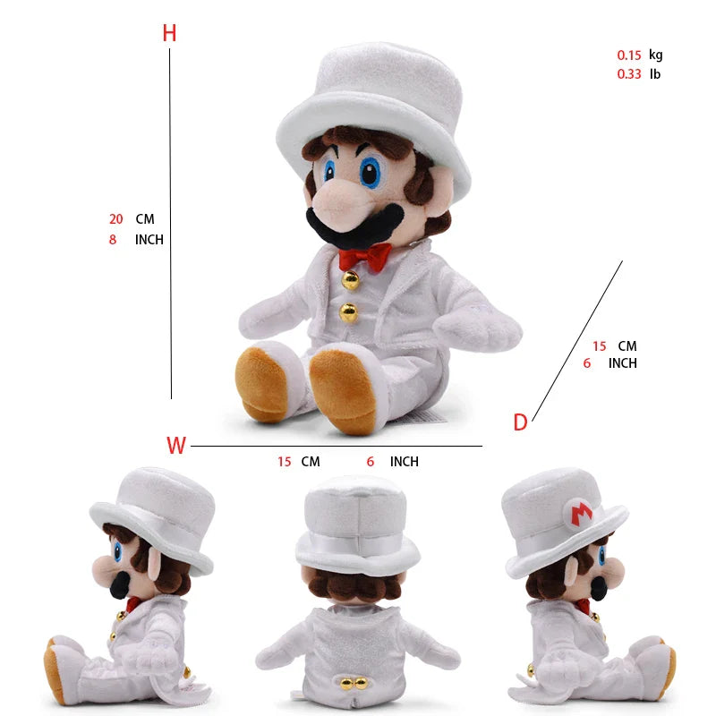 Bowser Luigi Mario Plush Figures - many designs