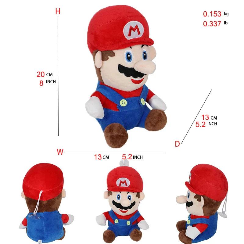 Bowser Luigi Mario Plush Figures - many designs