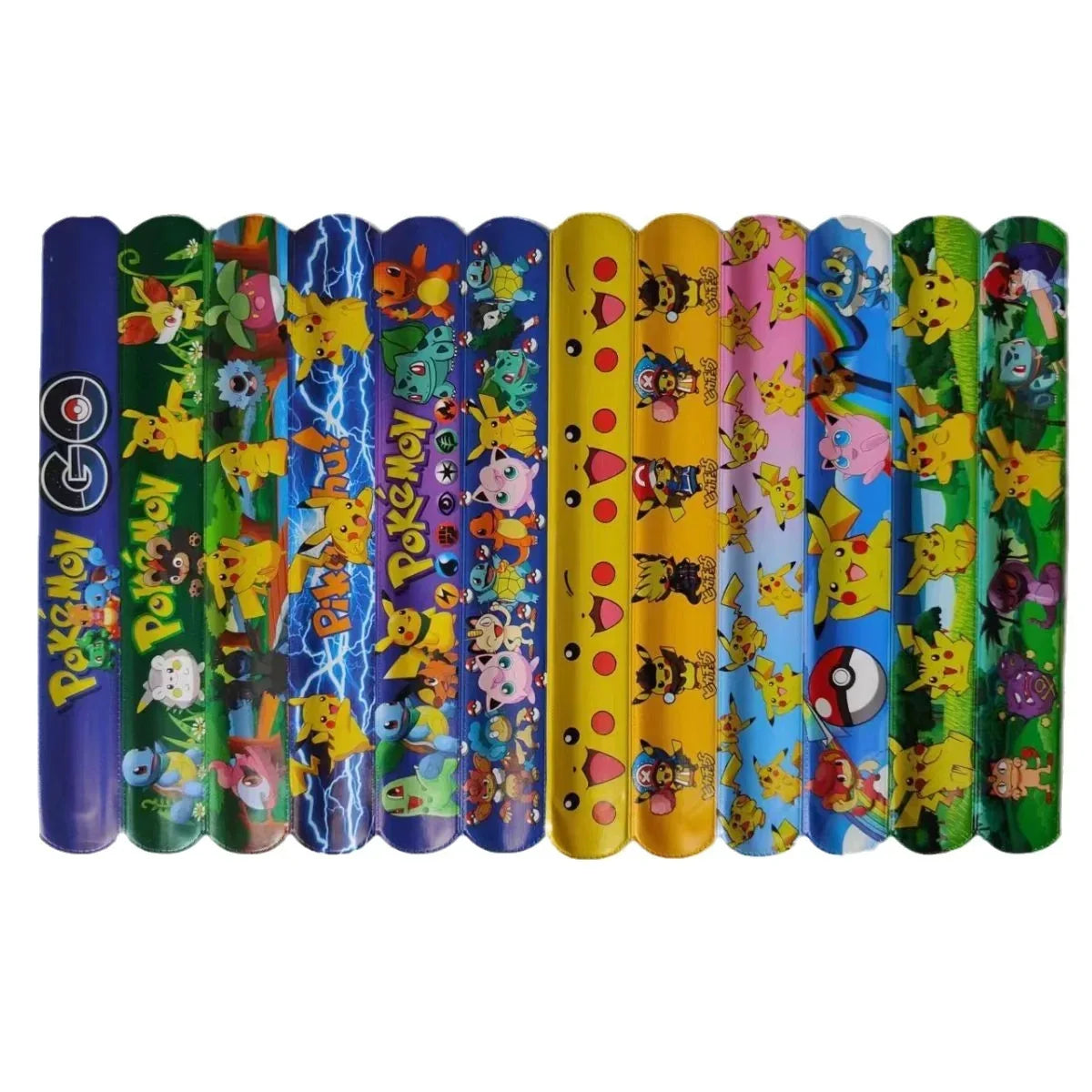 3, 6 or 12 pcs. Pokemon bracelets for children