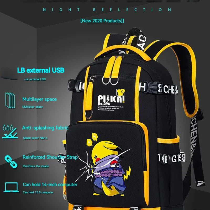 Cool Pikachu school backpack