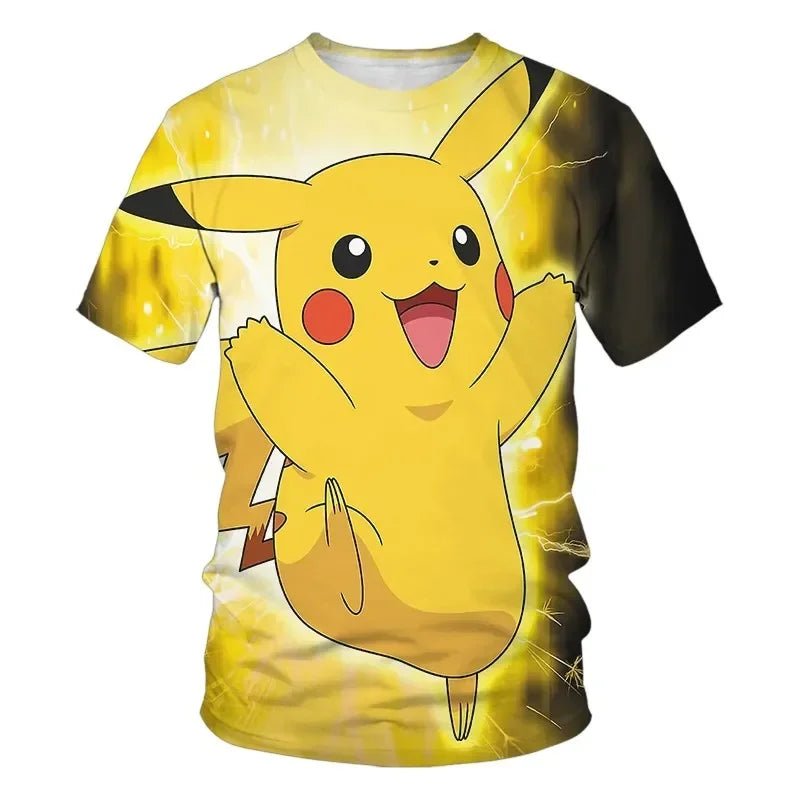 Colorful Pokemon T-shirts for summer