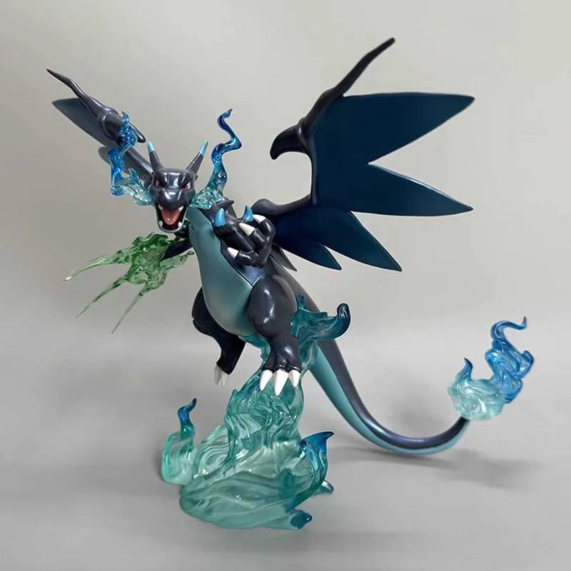Detailed Pokemon Glurak Charizard or Quajutsu Greninja figure