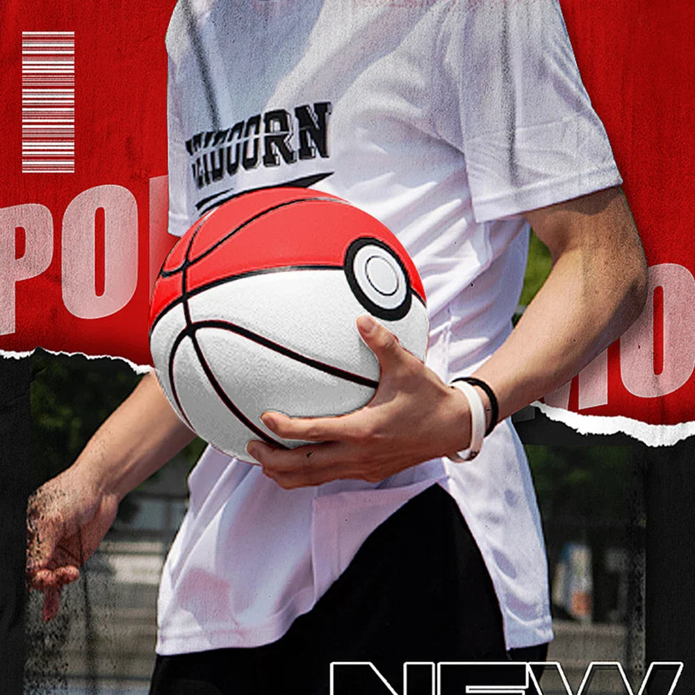 Basketball in Pokeball look - ideal for leisure and sports