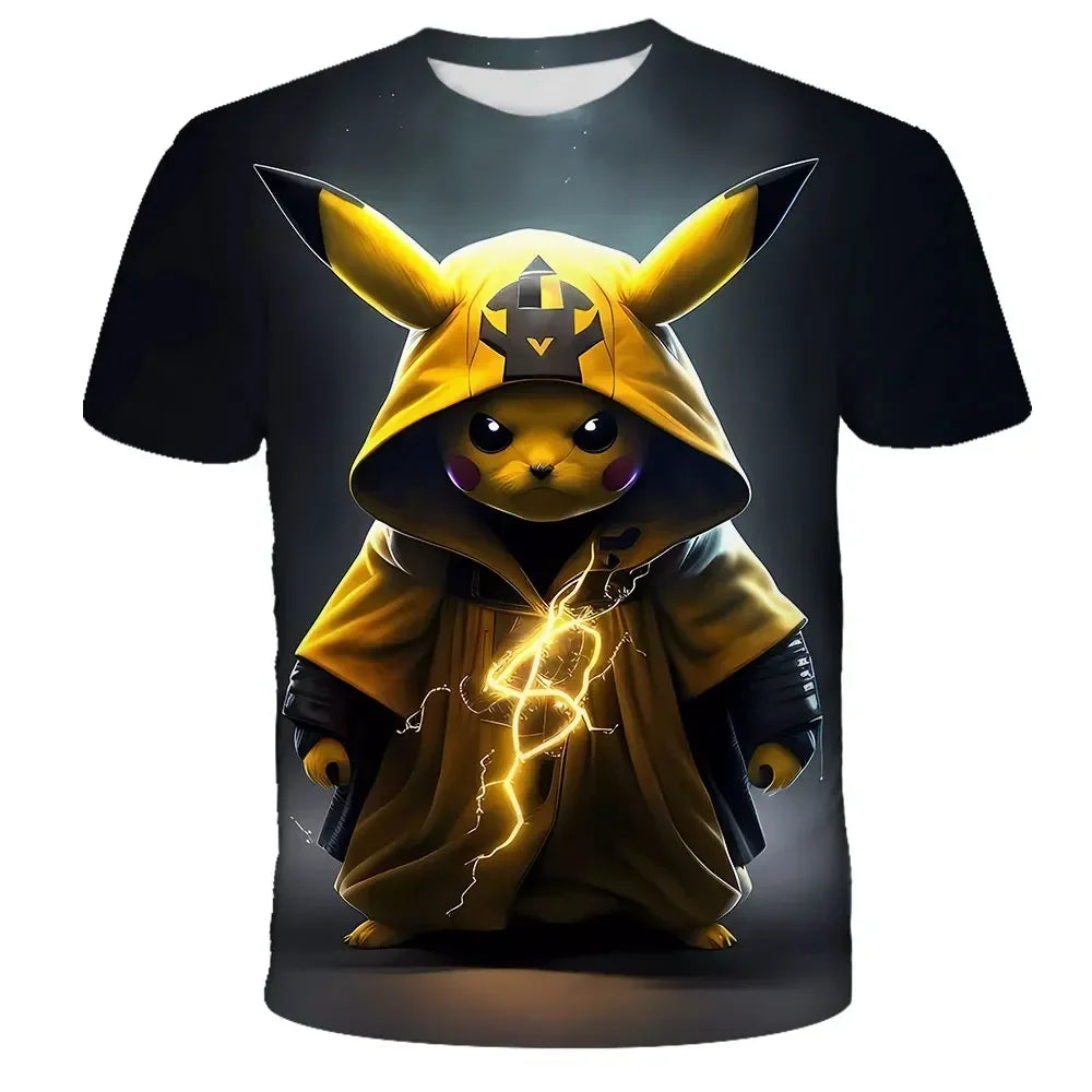 Colorful Pokemon T-shirts for summer
