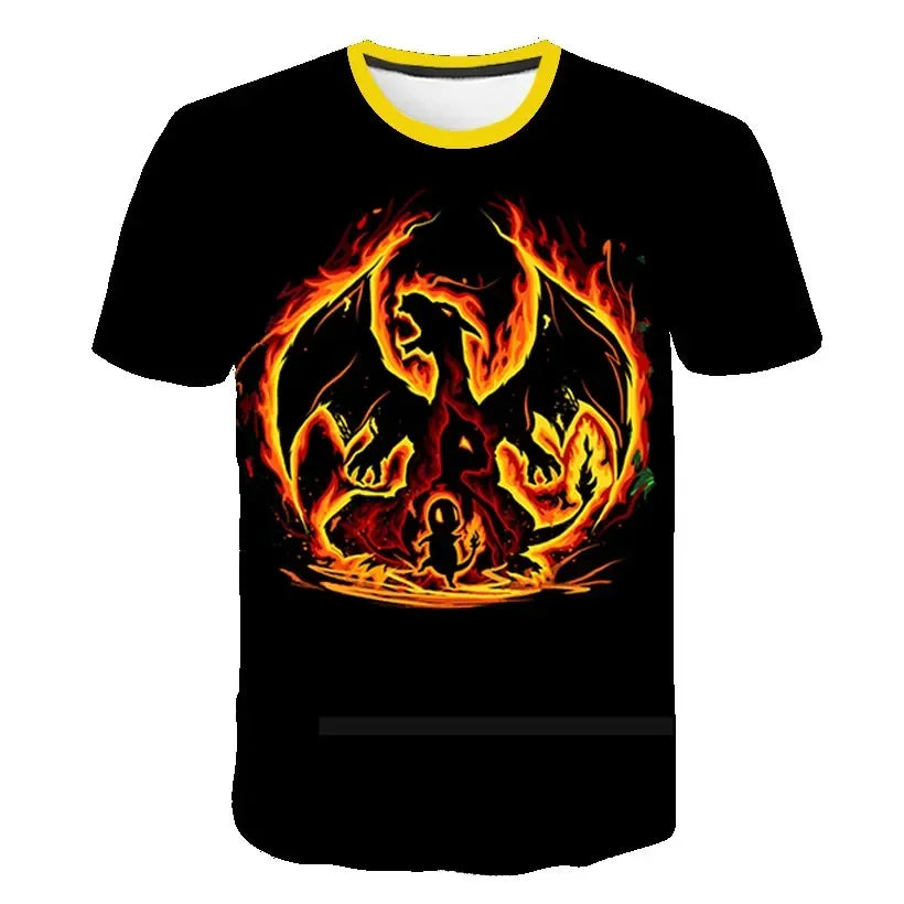 Colorful Pokemon T-shirts for summer