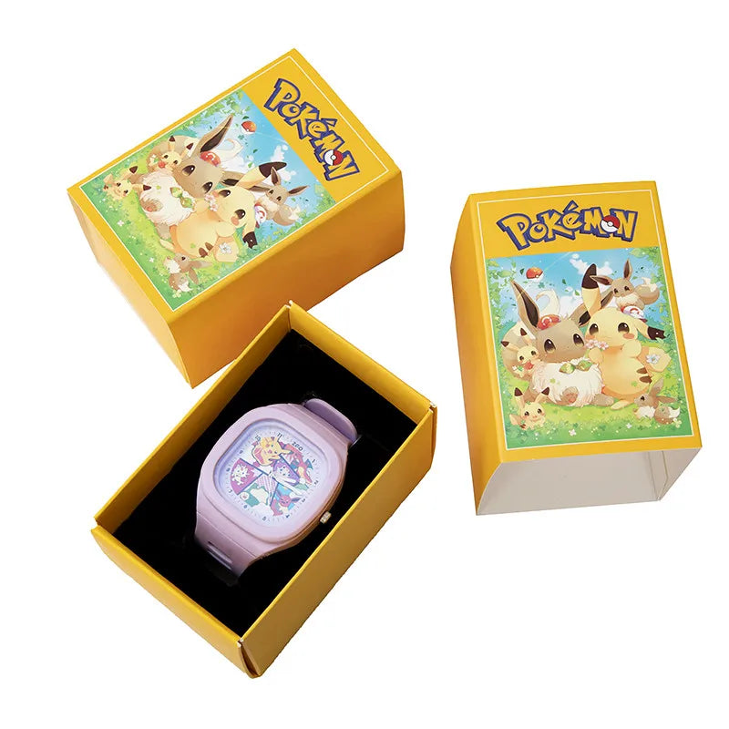 Colorful Pokemon children's watches in different colors