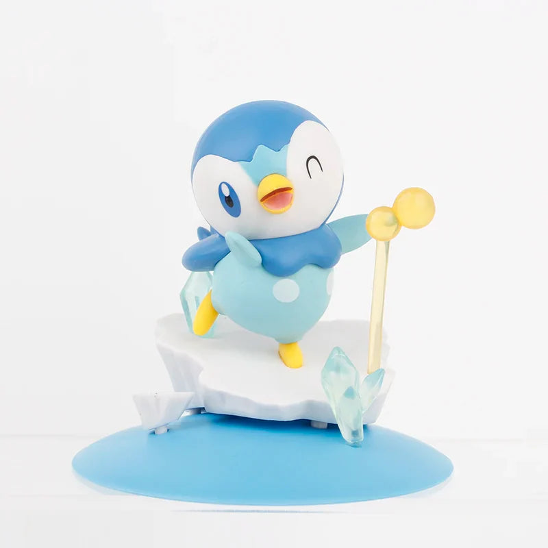 4 pcs. Pokemon figure set with Pikachu, Feelinra Sylveon, Togepi and Piplup (8-10cm)