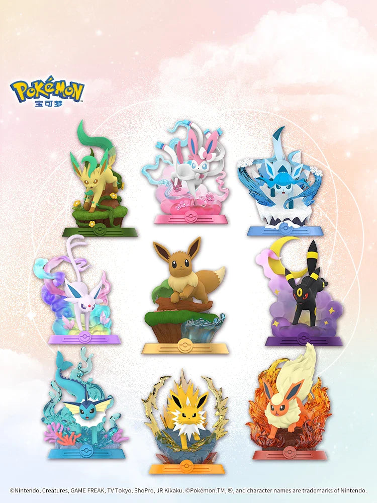 Eevee developments figures - many motifs