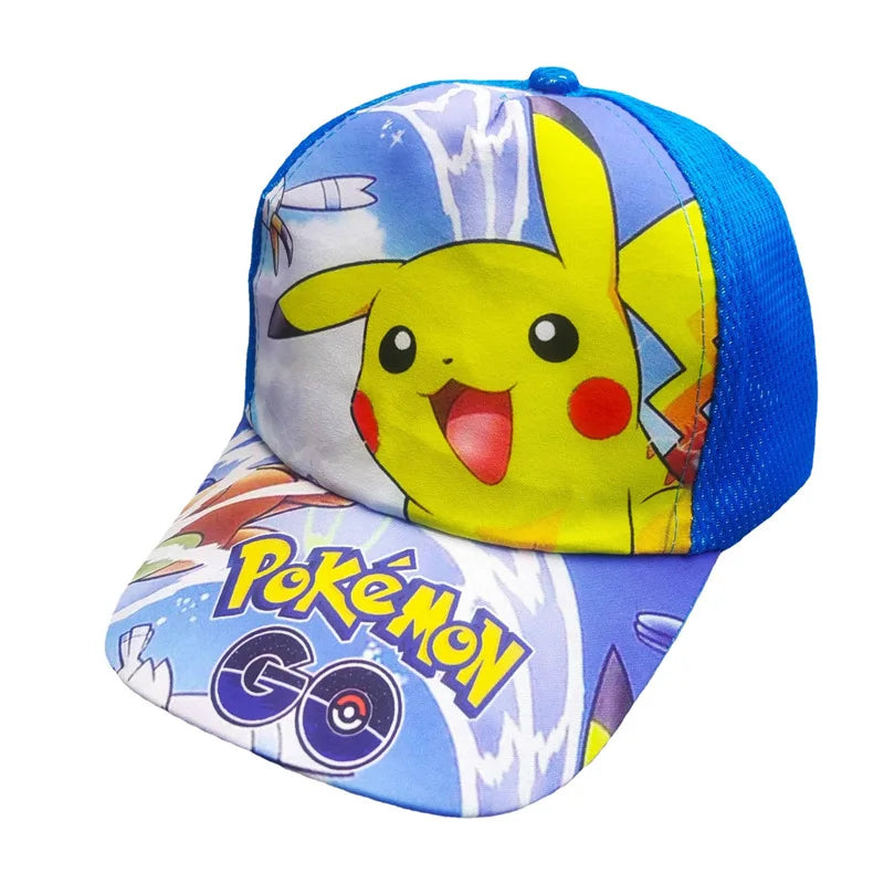 Colorful Pikachu caps for kids