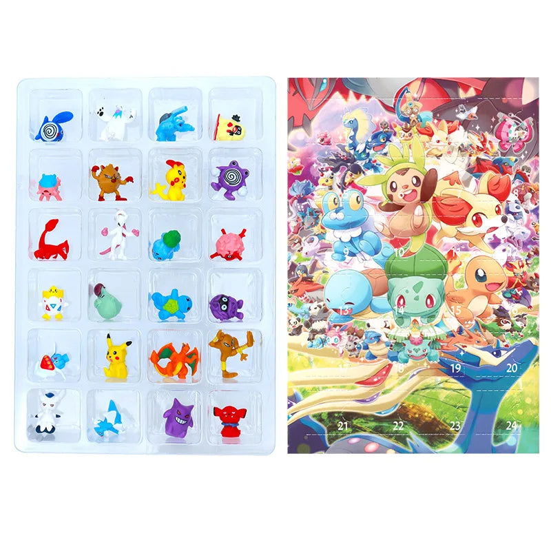 Advent calendar with Pikachu Pokemon motif