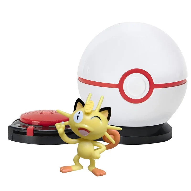 Battle Pokeball with Pokemon figures
