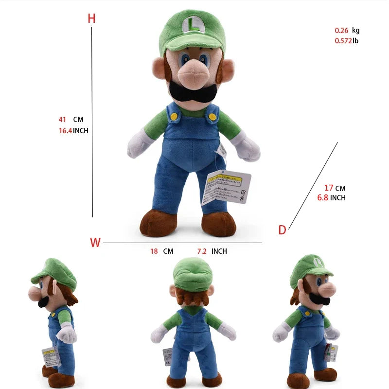 Bowser Luigi Mario Plush Figures - many designs