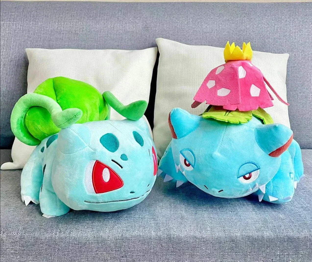 Bulbasaur Bulbasaur, Bisaflor Venusaur or Bisaknosp Ivysaur Pokemon cuddly toys (approx. 25cm to 30cm)