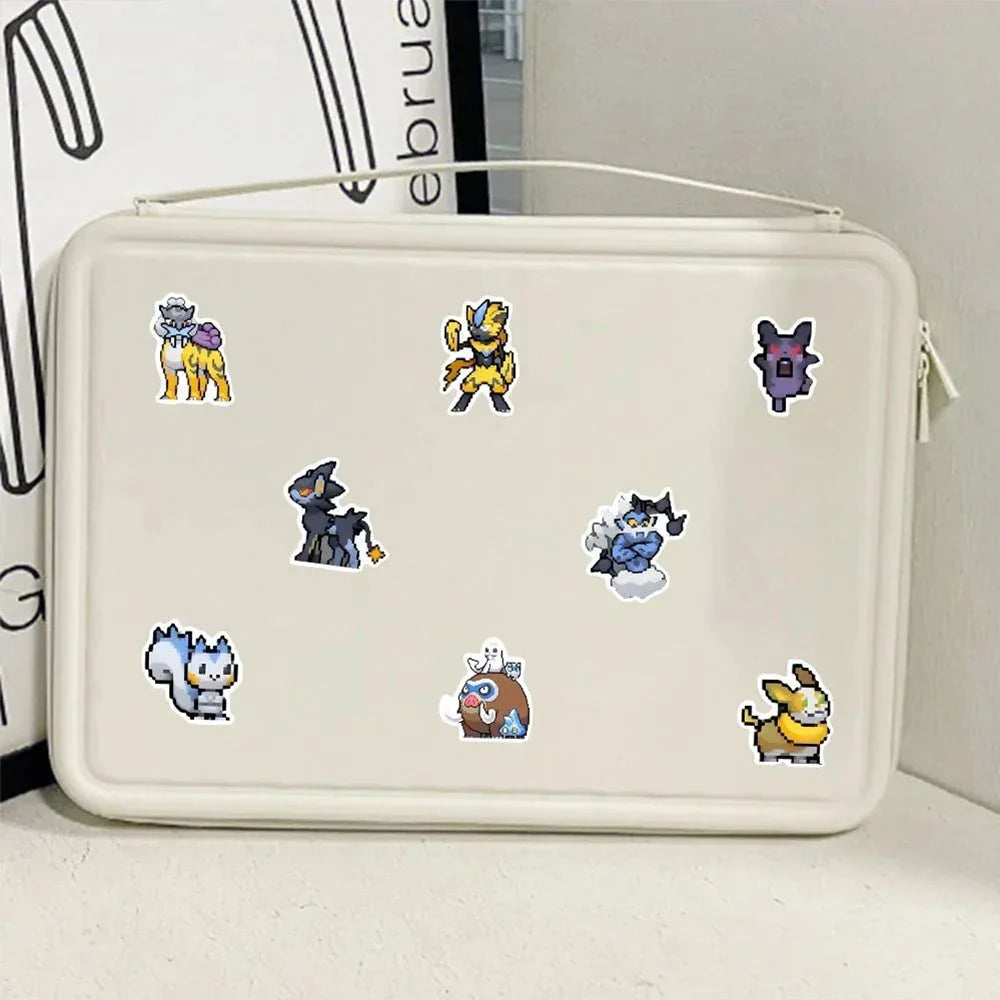 Cool Pokemon stickers in pixel look (10, 30, 50 or 110 pcs.)