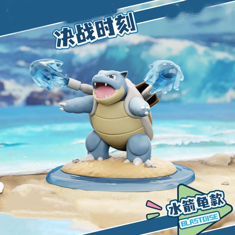 Detailed Pokemon figures Dragoran, Charizard, Lapras, Turtok etc.