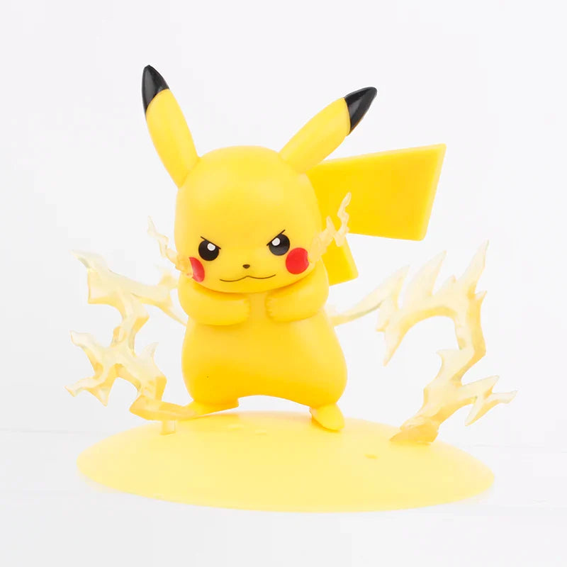 4 pcs. Pokemon figure set with Pikachu, Feelinra Sylveon, Togepi and Piplup (8-10cm)