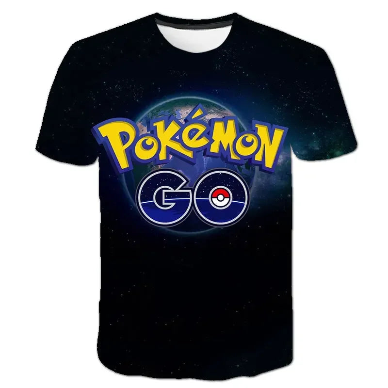 Colorful Pokemon T-shirts for summer