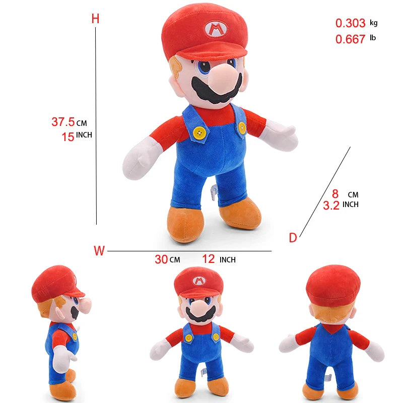 Bowser Luigi Mario Plush Figures - many designs