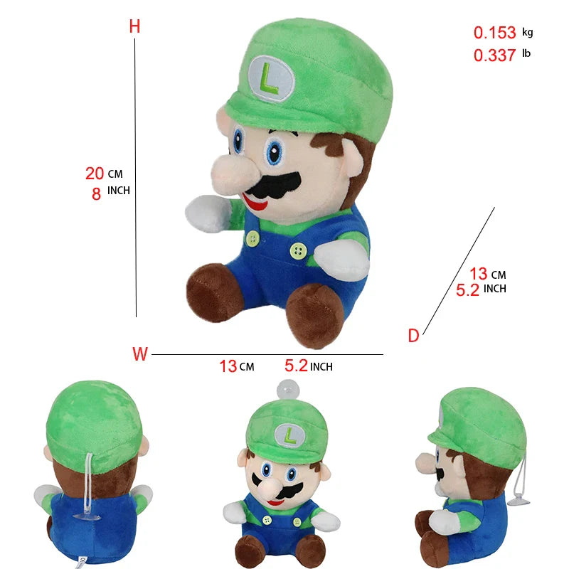 Bowser Luigi Mario Plush Figures - many designs