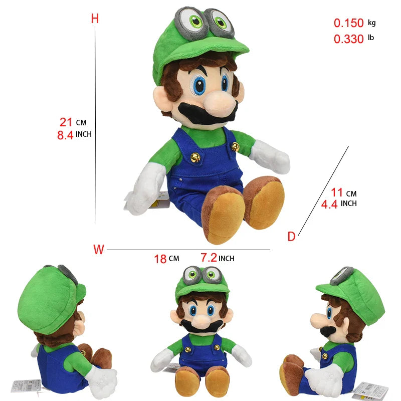 Bowser Luigi Mario Plush Figures - many designs