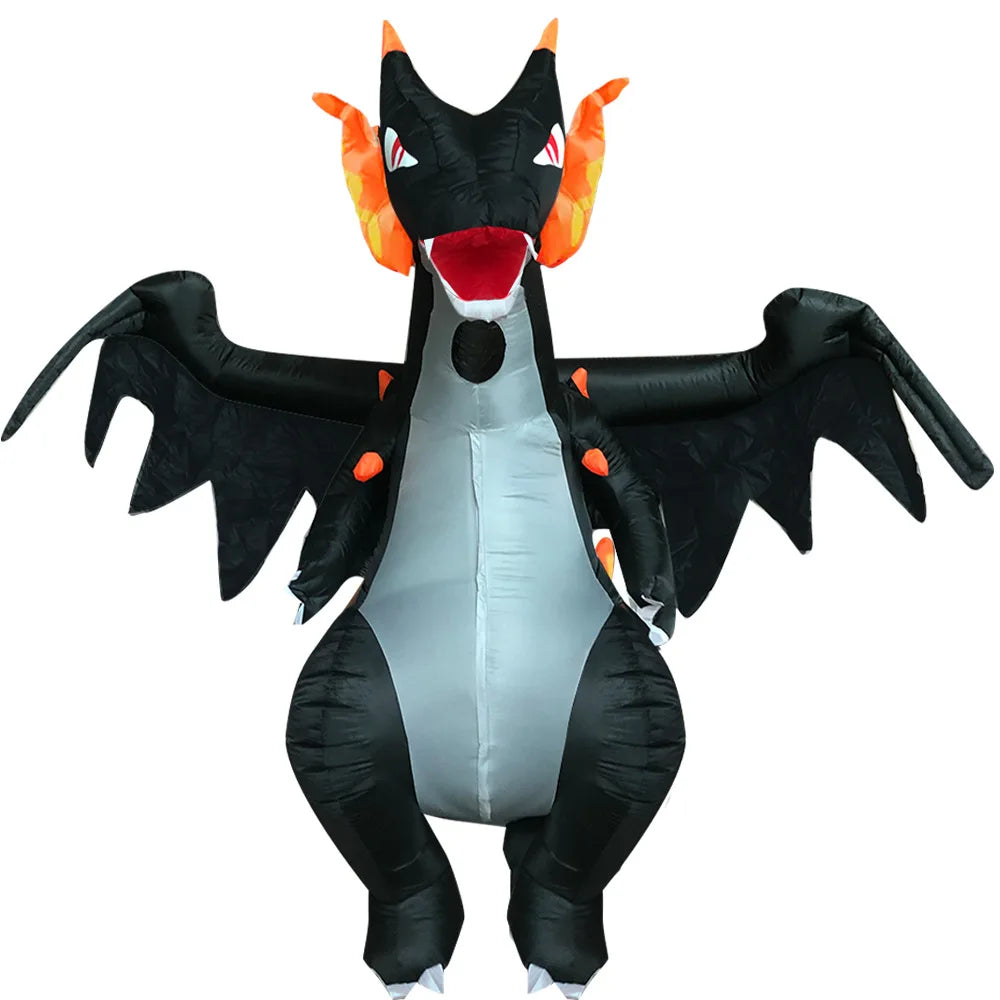 Inflatable Charizard Glurak costume for cosplay, carnival, Mardi Gras etc.