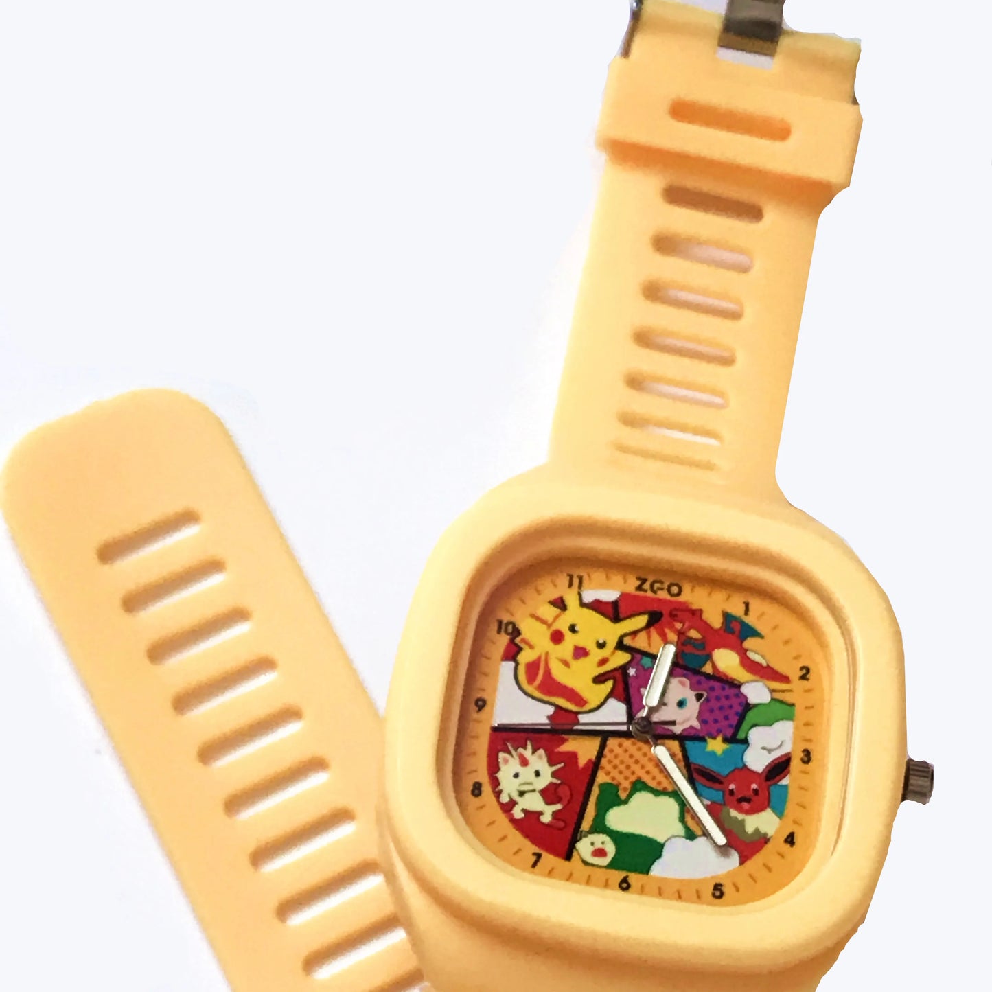 Colorful Pokemon children's watches in different colors