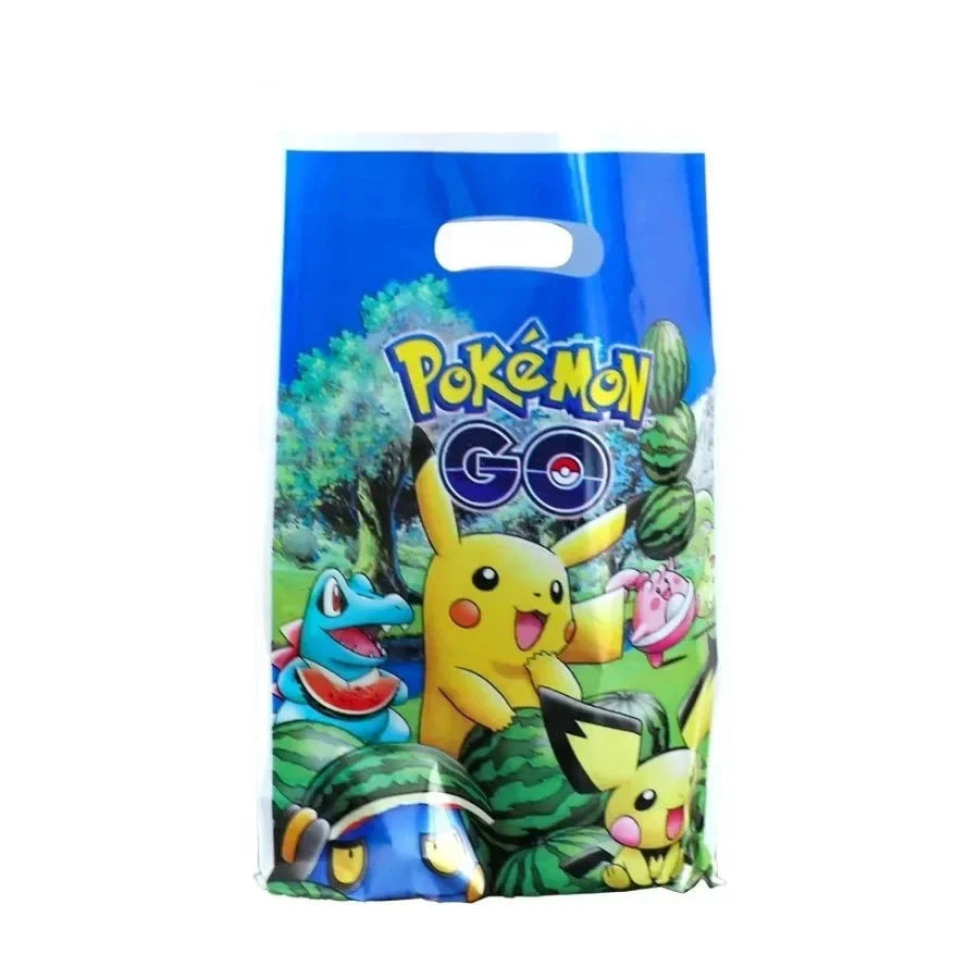 10 pcs Pokemon birthday bags