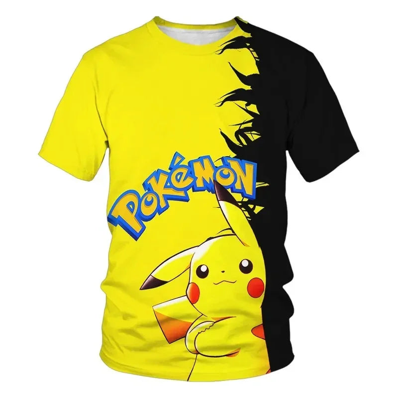 Colorful Pokemon T-shirts for summer