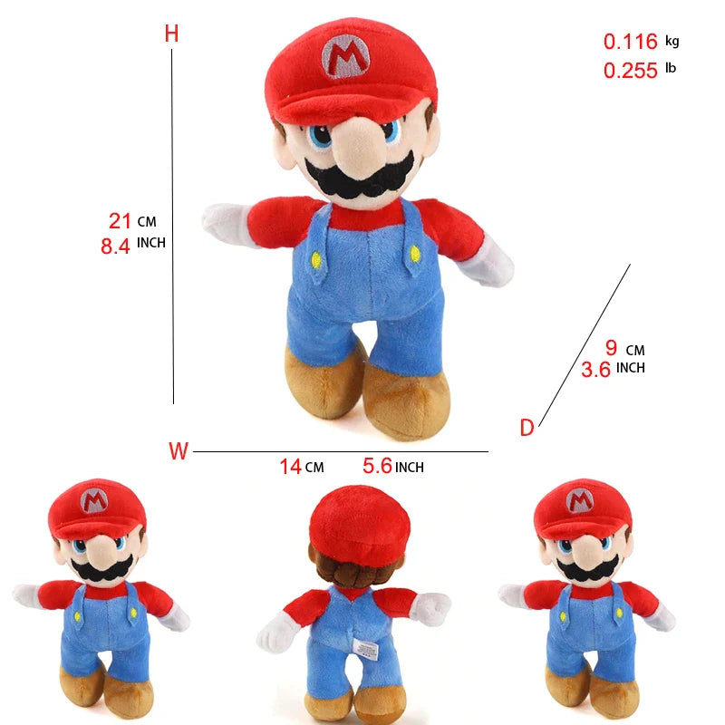 Bowser Luigi Mario Plush Figures - many designs