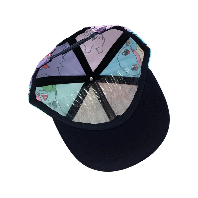 Colorful Pikachu Baseball Cap Summer Hat